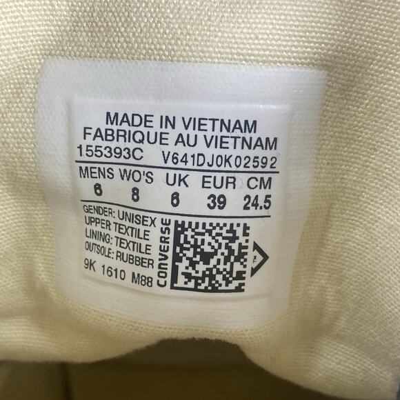 Converse Chuck Taylor All Star High Floral Tropical Womens Purple Size 8 Shoes - Picture 9 of 10